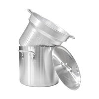 Nella 20 Qt Double Broiler with Perforated Inner Pot, Aluminum