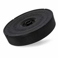 Carlisle 12" Plastic Tortilla Server with Lid, Microwave Safe, Black