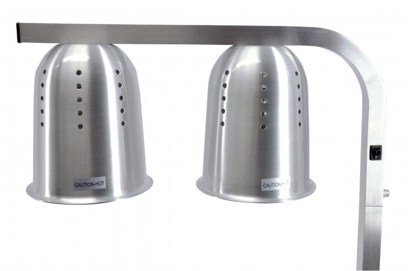 Nella Countertop Heat Lamp with (x2) 250 watt Bulbs