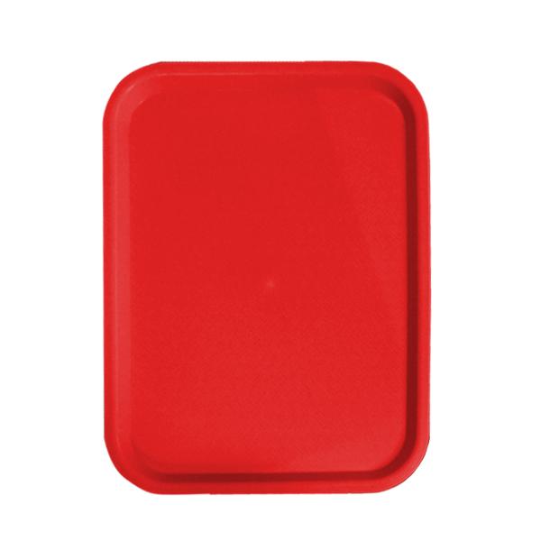 Nella 14" x 18" Fast Food Tray, Red