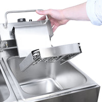 Nella 2 x 6 Liter Dual Countertop Electric Fryer 110V