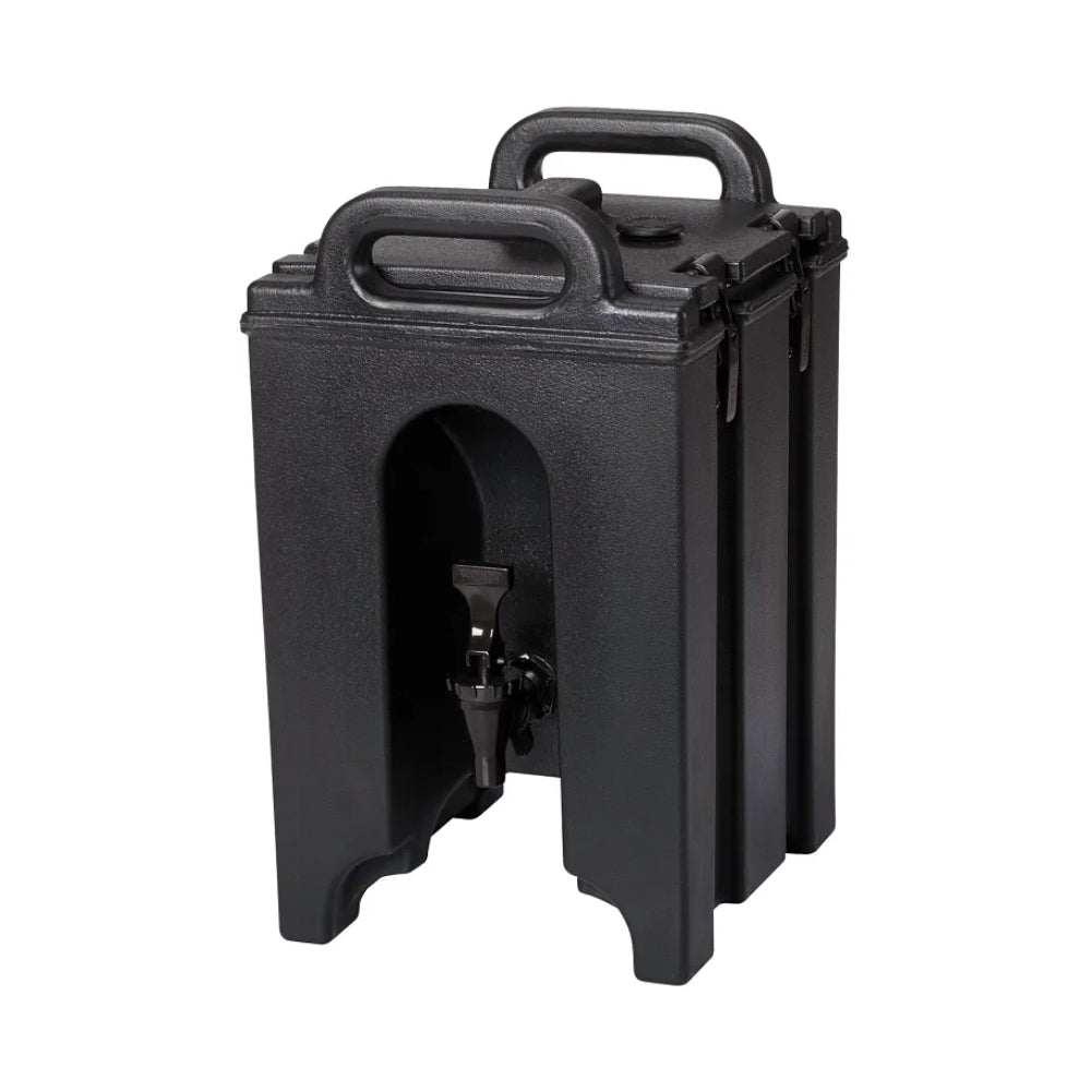 Cambro 100LCD110 1.5 Gallon Insulated Beverage Dispenser, Black