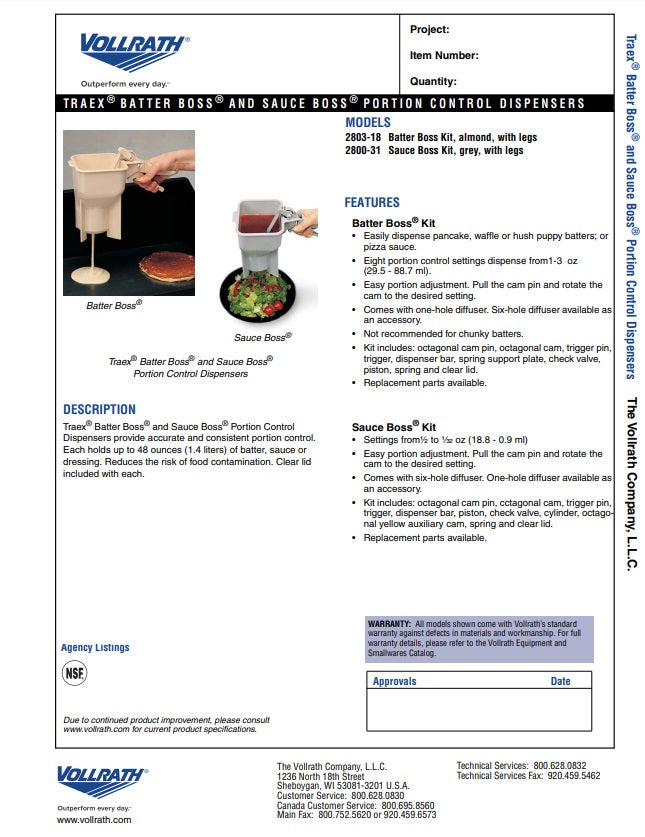 Spec Sheet