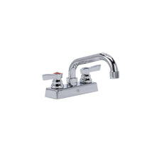 TOP-LINE® 4" OC Deck Mount Faucet Ceramic Valves with 8" Swivel Spout