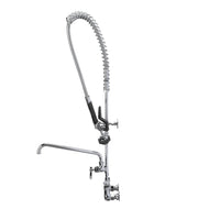 Encore® 8" OC Wall Mount Pre-Rinse Assembly, 1.05 gpm PowerPulse™ Utility Spray ,10" Add-On Faucet