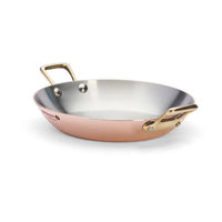 Debuyer 7" Round Copper Bowl with Welded Handles