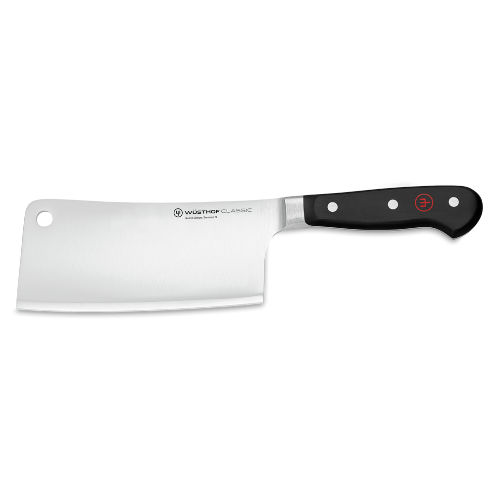 Wusthof Classic 6" Cleaver, Black Handle