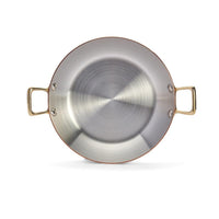 Debuyer 7" Round Copper Bowl with Welded Handles