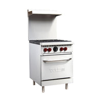 Vulcan 4 Burner 24" Range with Standard Oven Natural Gas