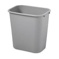 Rubbermaid 7 Gallon Rectangular Wastebasket, Grey