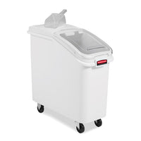 Rubbermaid ProSave 400 Cup Ingredient Bin with 32 Oz Scoop, White