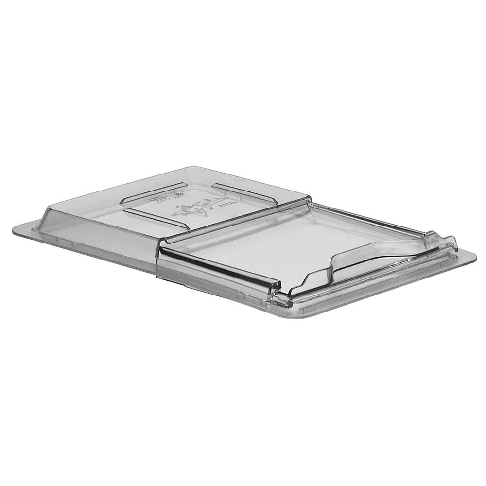 Cambro Sliding Storage Container Cover for 18" x 12" Containers, Clear - 1218SCCW135