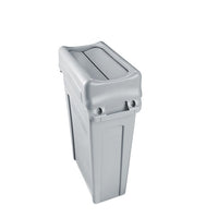Rubbermaid Slim Jim Drop Shot Rectangular Trash Can Lid, Black