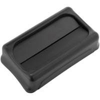 Rubbermaid Slim Jim Drop Shot Rectangular Trash Can Lid, Black