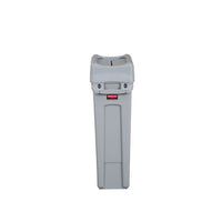 Rubbermaid Slim Jim Drop Shot Rectangular Trash Can Lid, Grey