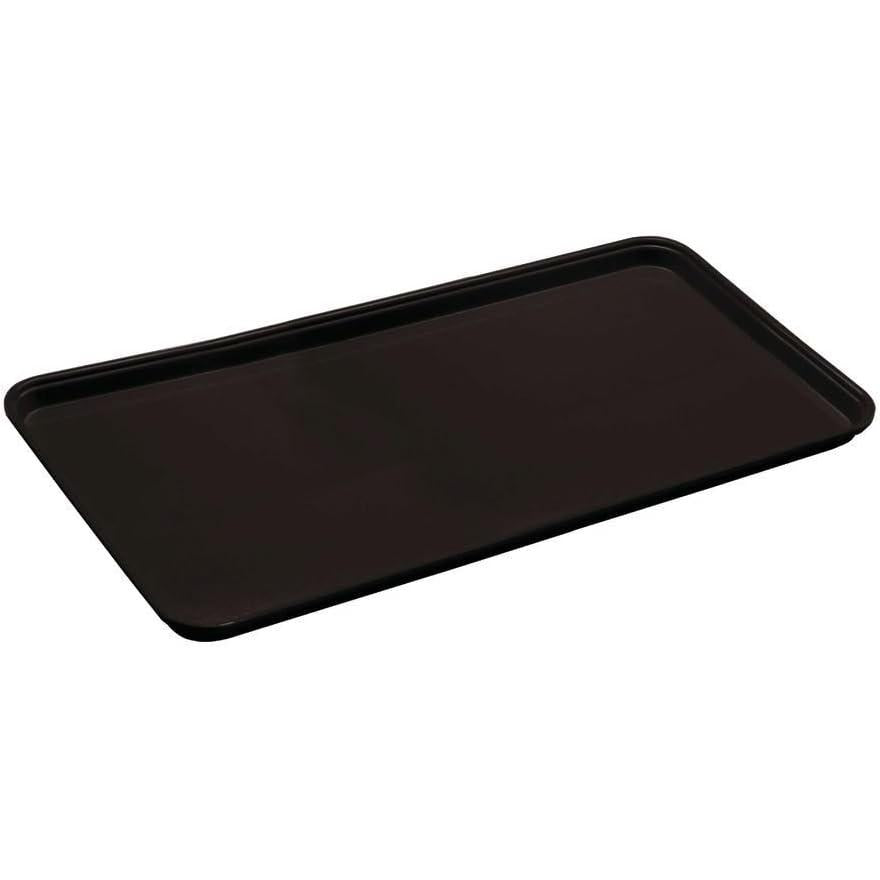 Cambro 12" x 30" Market Display Tray, Black - 1230MT110