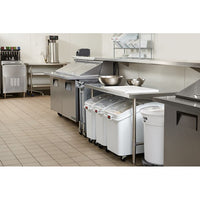 Rubbermaid ProSave 400 Cup Ingredient Bin with 32 Oz Scoop, White