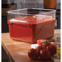 Cambro 12SFSCW135, 12 Qt Square Food Storage Container, Clear