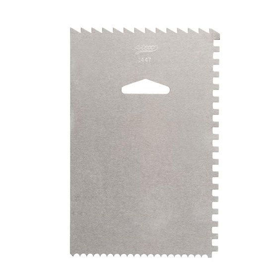 Ateco Decorating Comb With 4 Edges, (Fine, Medium, Coarse, Extra-Coarse)