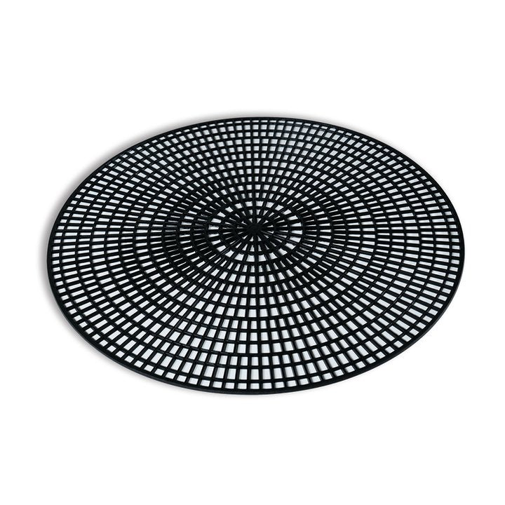 Vollrath Tray Mate 14.5" Round Anti-Skid Mat, Black - 1620-06