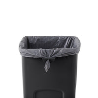 Rubbermaid Untouchable 23 Gallon Square Trash Can, Black