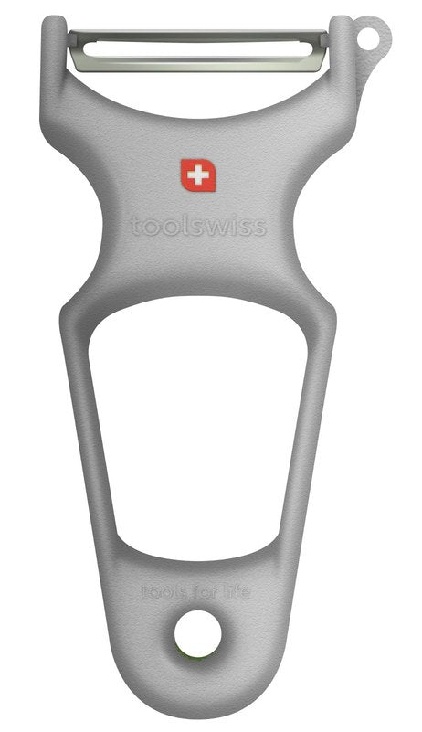 Toolswiss Classinox Vegetable Peeler, Grey