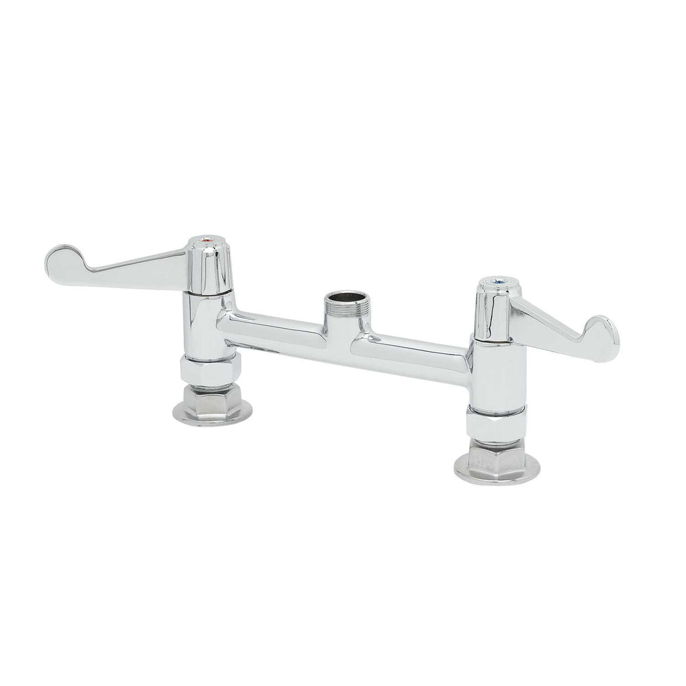 T&S Brass Deck Mount Faucet with 8" Centre