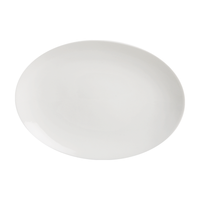 Cameo Imperial White 10" Coupe Oval Platter 24 /Case