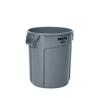 Rubbermaid Brute 20 Gallon Round Trash Can, Grey