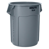 Rubbermaid Brute 55 Gallon Round Trash Can, Grey