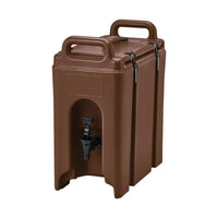 Cambro 250LCD131 Camtainer 2.5 Gallon Insulated Beverage Dispenser, Dark Brown