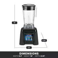 Waring Xtreme 64 Oz Commercial Blender with Programmable Keypad, Variable Speed, 3.5 HP