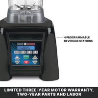 Waring Xtreme 64 Oz Commercial Blender with Programmable Keypad, Variable Speed, 3.5 HP