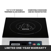Waring Countertop Induction Range 11.5" x 11.75" 120V