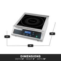 Waring Countertop Induction Range 120V 1800W