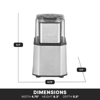Waring Commercial Medium Duty Electric Spice Grinder, Stainless Steel
