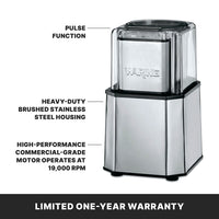 Waring Commercial Medium Duty Electric Spice Grinder, Stainless Steel
