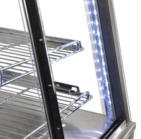 Nella 26" Countertop Glass Display Warmer with Front & Back Doors