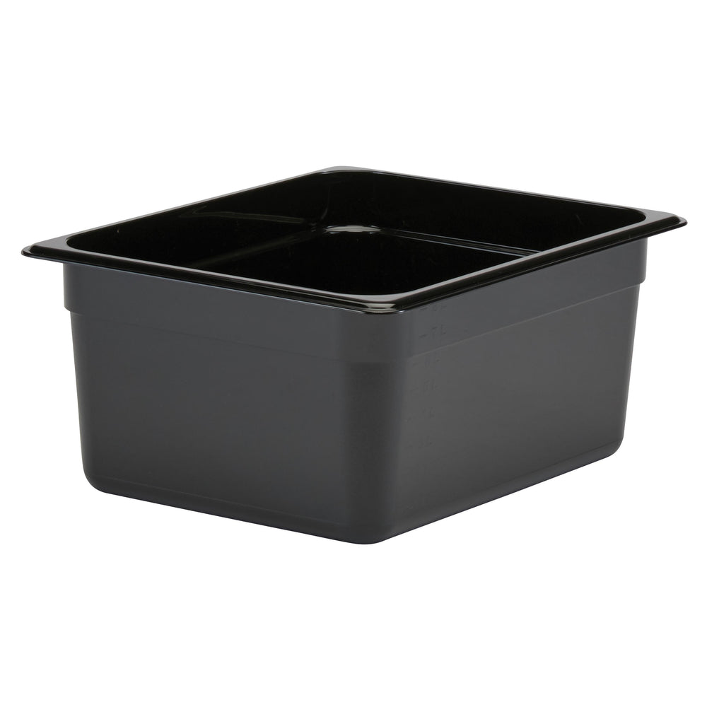 Cambro 26CW110 1/2 Size Food Pan 6" Deep, Black
