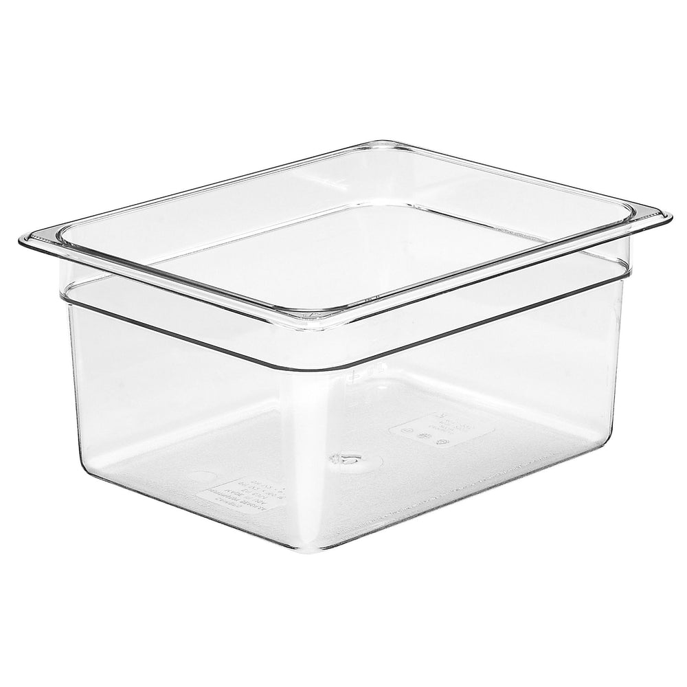 Cambro 26CW135 1/2 Size Food Pan 6" Deep, Clear