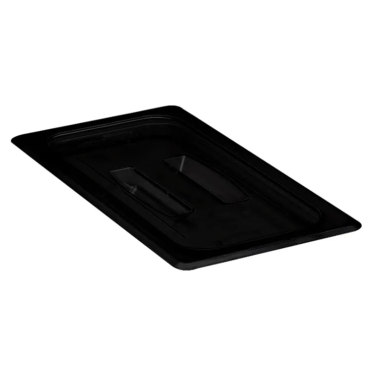 Cambro 1/3 Size Food Pan Cover with Handle, Black