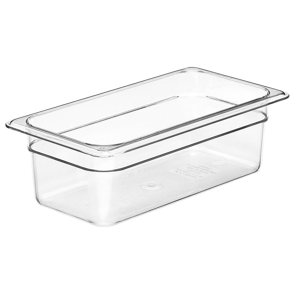 Cambro 34CW135 1/3 Size Food Pan 4" Deep, Clear