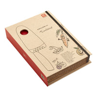 Zwilling Twinny 4" Kid's Chef Knife with Red Handle & Cover