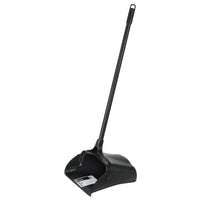 Rubbermaid Lobby Pro Upright Dust Pan with Long Handle, Black