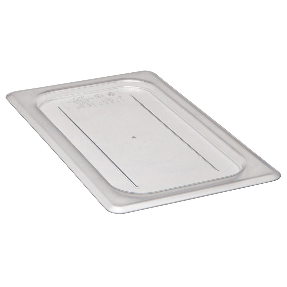 Cambro 40CWC135 1/4 Size Flat Food Pan Cover, Clear