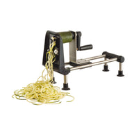 Bron Coucke Fruit & Vegetable Turning Slicer includes 4 Blades - 4100CLR