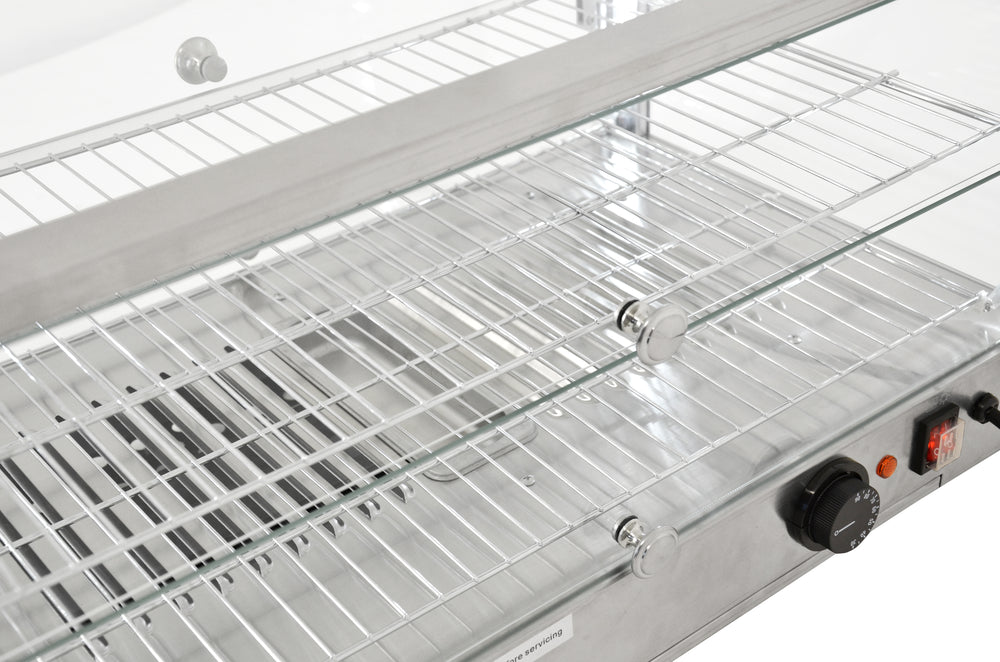 Nella 28" Countertop Display Warmer with 2 Shelves
