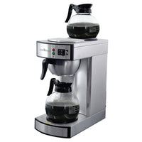 Nella Coffee Maker with 2 Warmers & 2 Glass Decanters