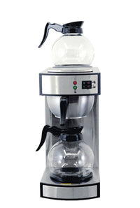 Nella Coffee Maker with 2 Warmers & 2 Glass Decanters