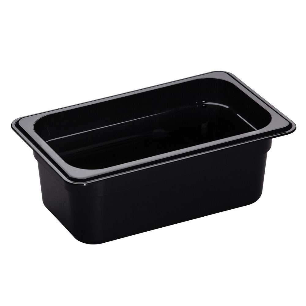 Cambro 44CW110 1/4 Size Food Pan 4" Deep, Black